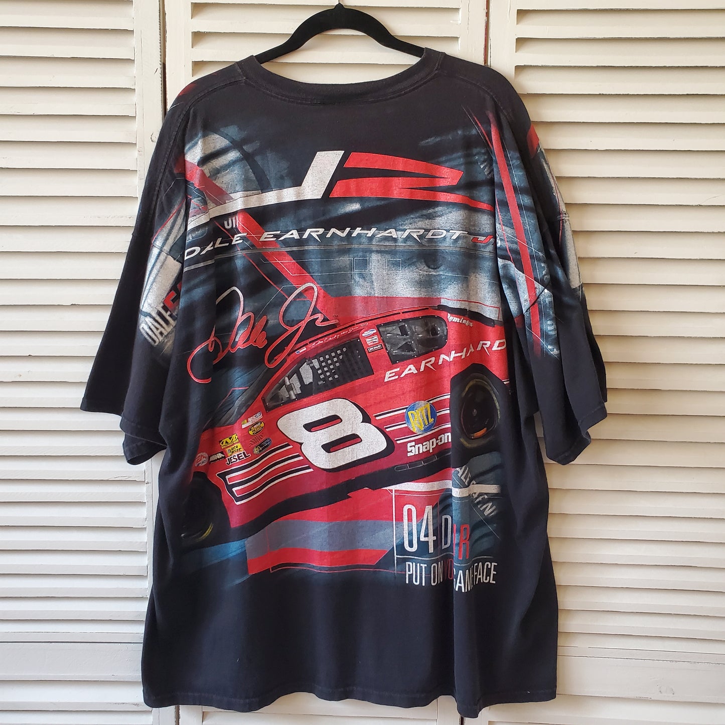 Retro Dale Earnhardt Jr Nascar Racing Adult 2XL