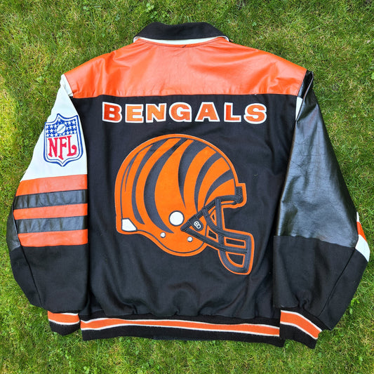 Vintage Cincinnati Bengals Jeff Hamilton Jacket Adult XL