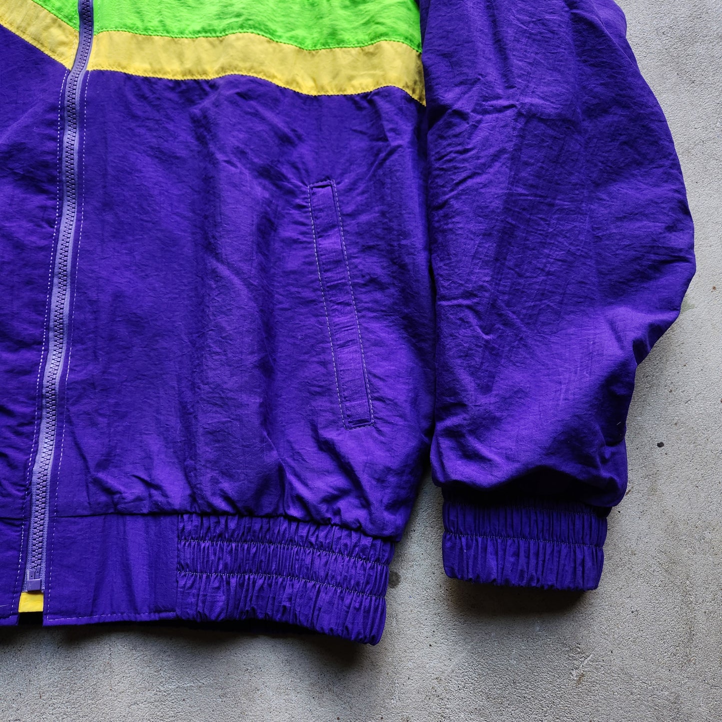 Vtg 90s Camel Racing Jacket Adult XL Purple Smoking Joe Cool