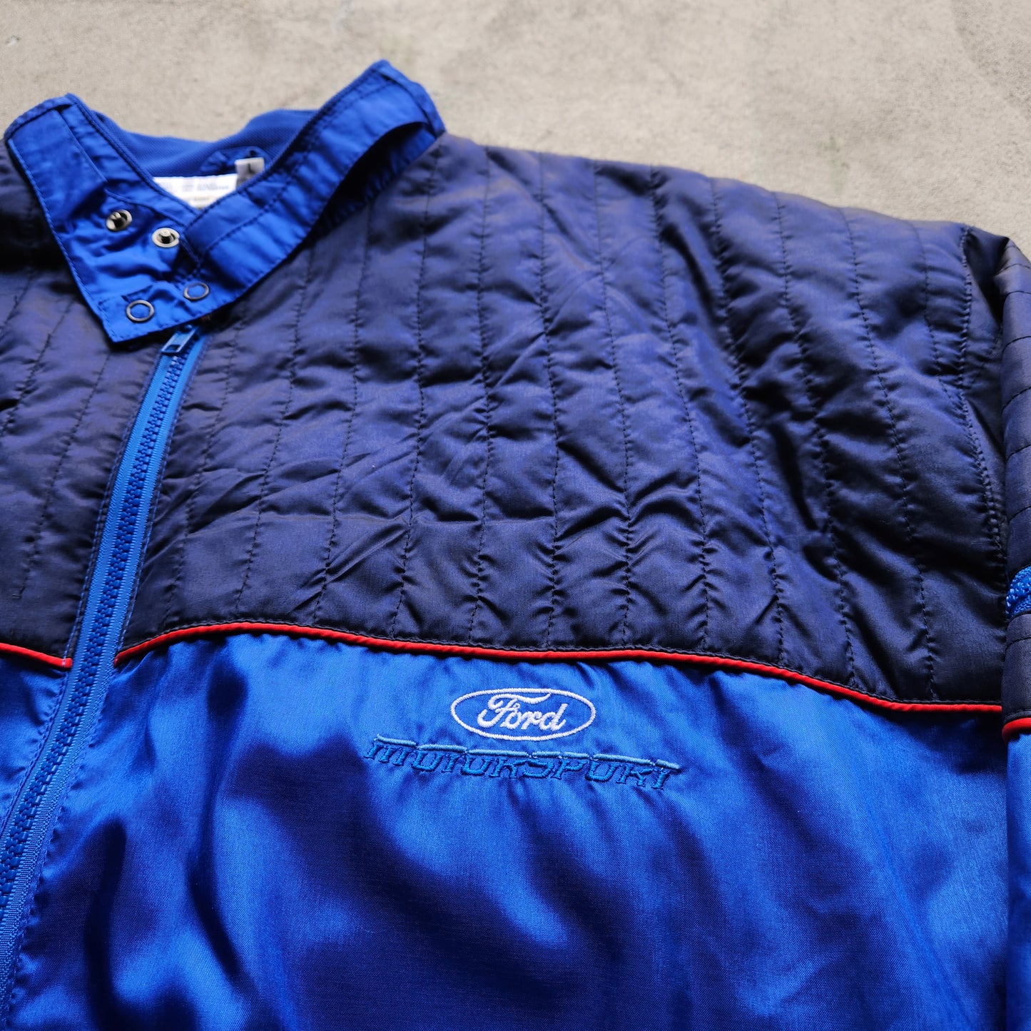 Vtg 1980s Ford Motorsport Racing Jacket Adult Large