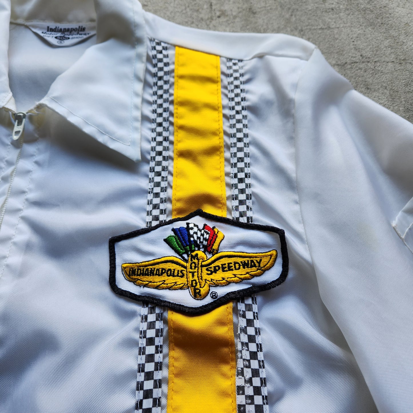 Vtg 70s Indianapolis Motor Speedway Racing Jacket Indy 500 Adult Small