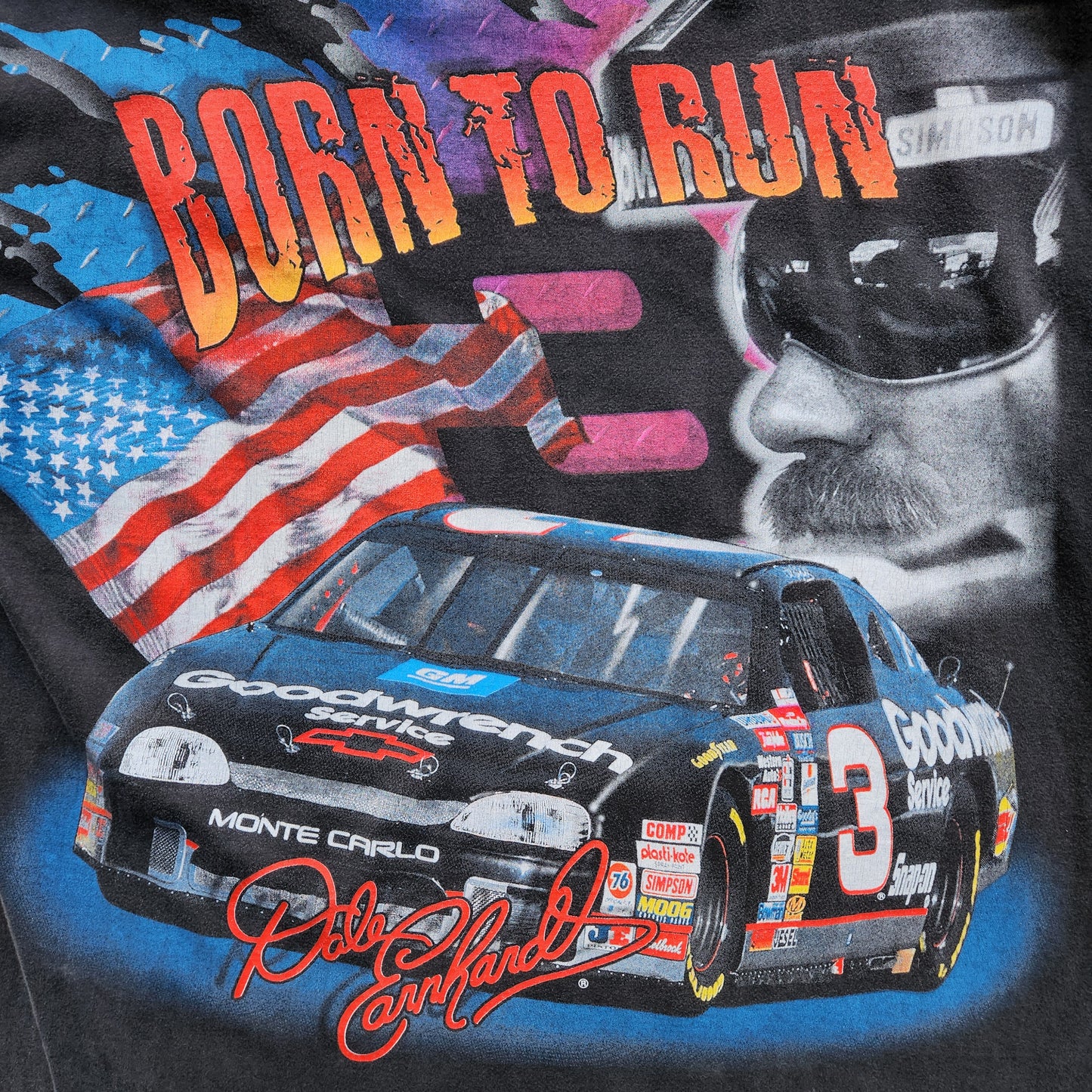 Vtg 1997 Dale Earnhardt The Man Nascar Racing Tee Shirt Mens 2XL