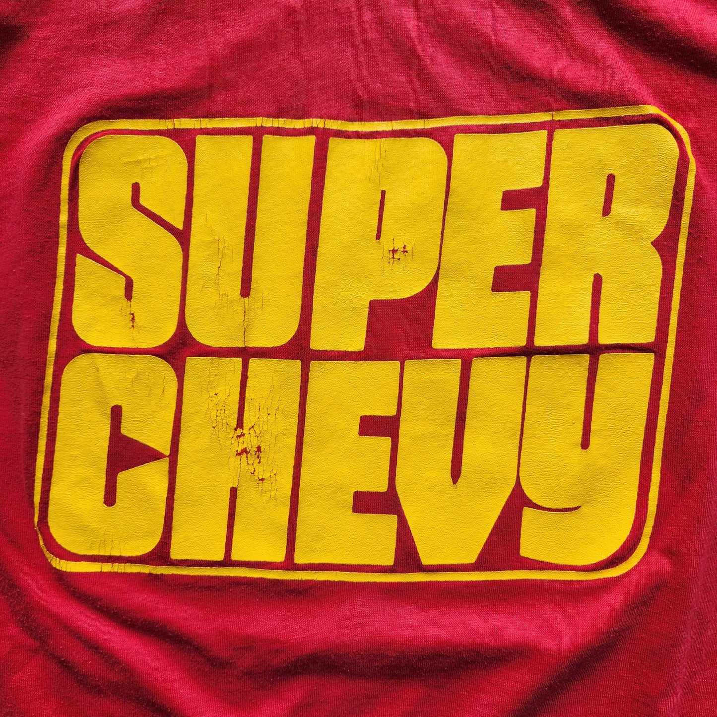 Vtg 1970s Super Chevy Magazine Tee Adult XL Shirt