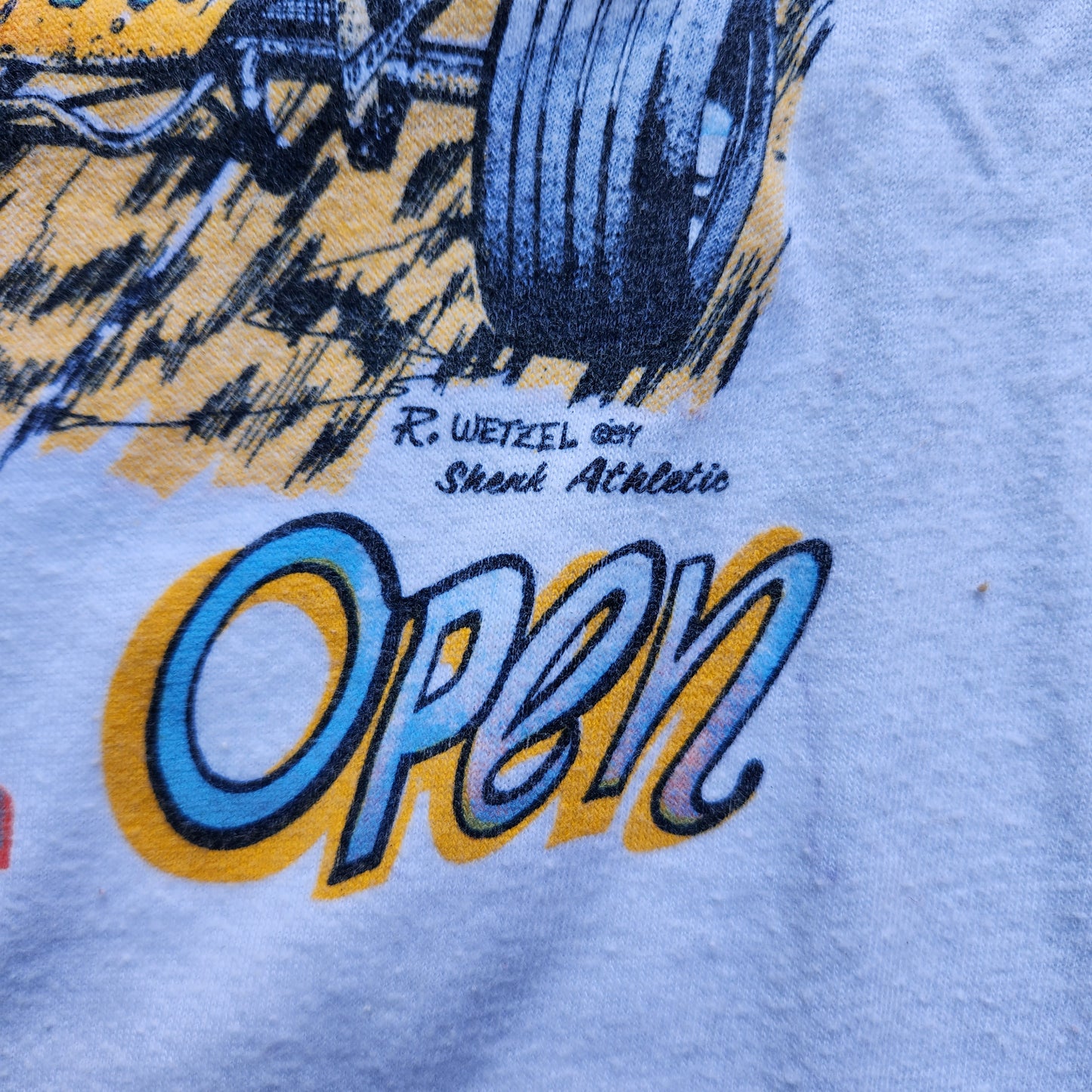 Vintage 1984 Williams Grove National Open Racing Shirt Large Tee