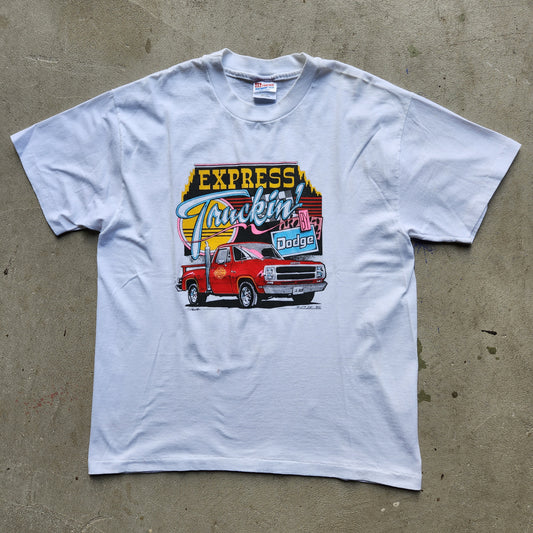 Vintage Dodge Truck Shirt Lil Red Express  Tee Large 90s