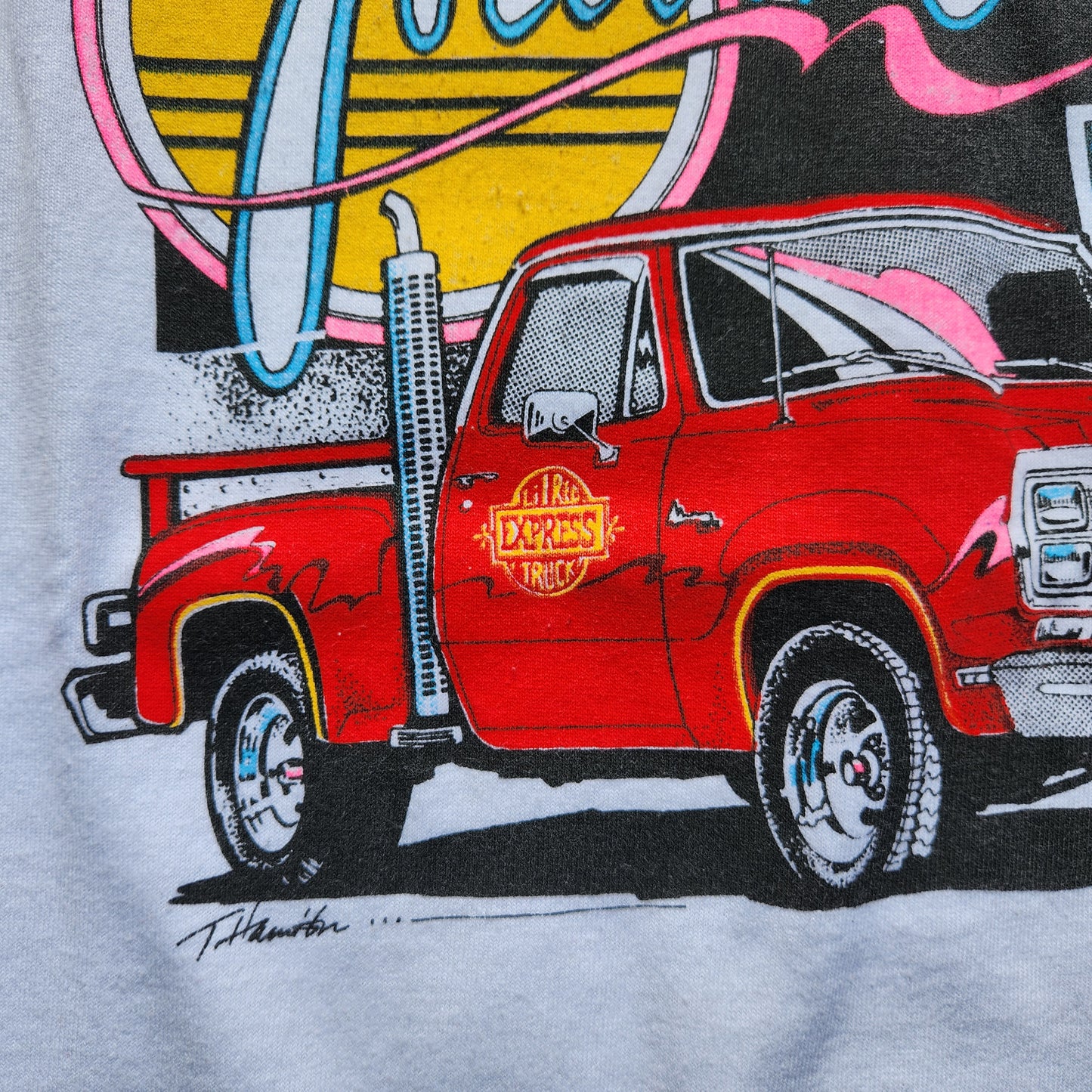 Vintage Dodge Truck Shirt Lil Red Express  Tee Large 90s