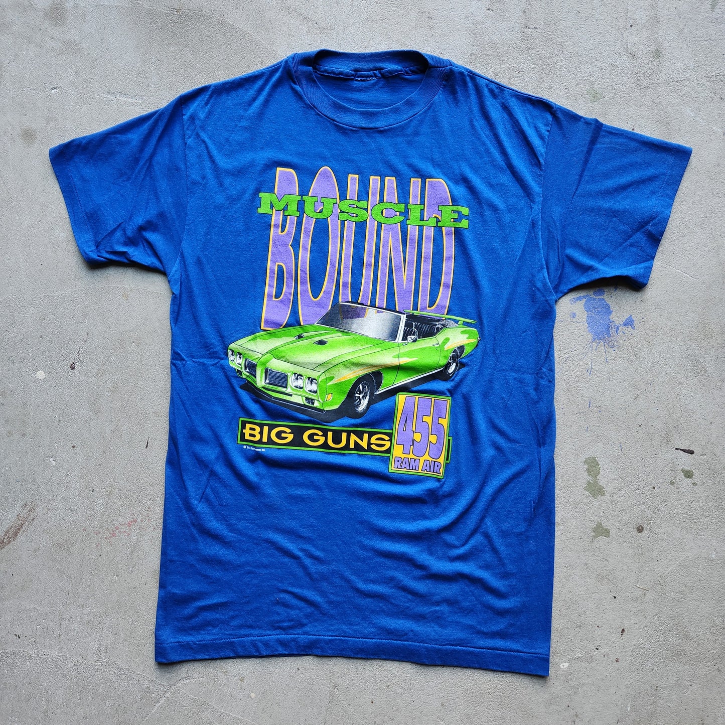 Vintage GTO Judge Muscle Bound 455 Ram Air XL Tee Car Shirt