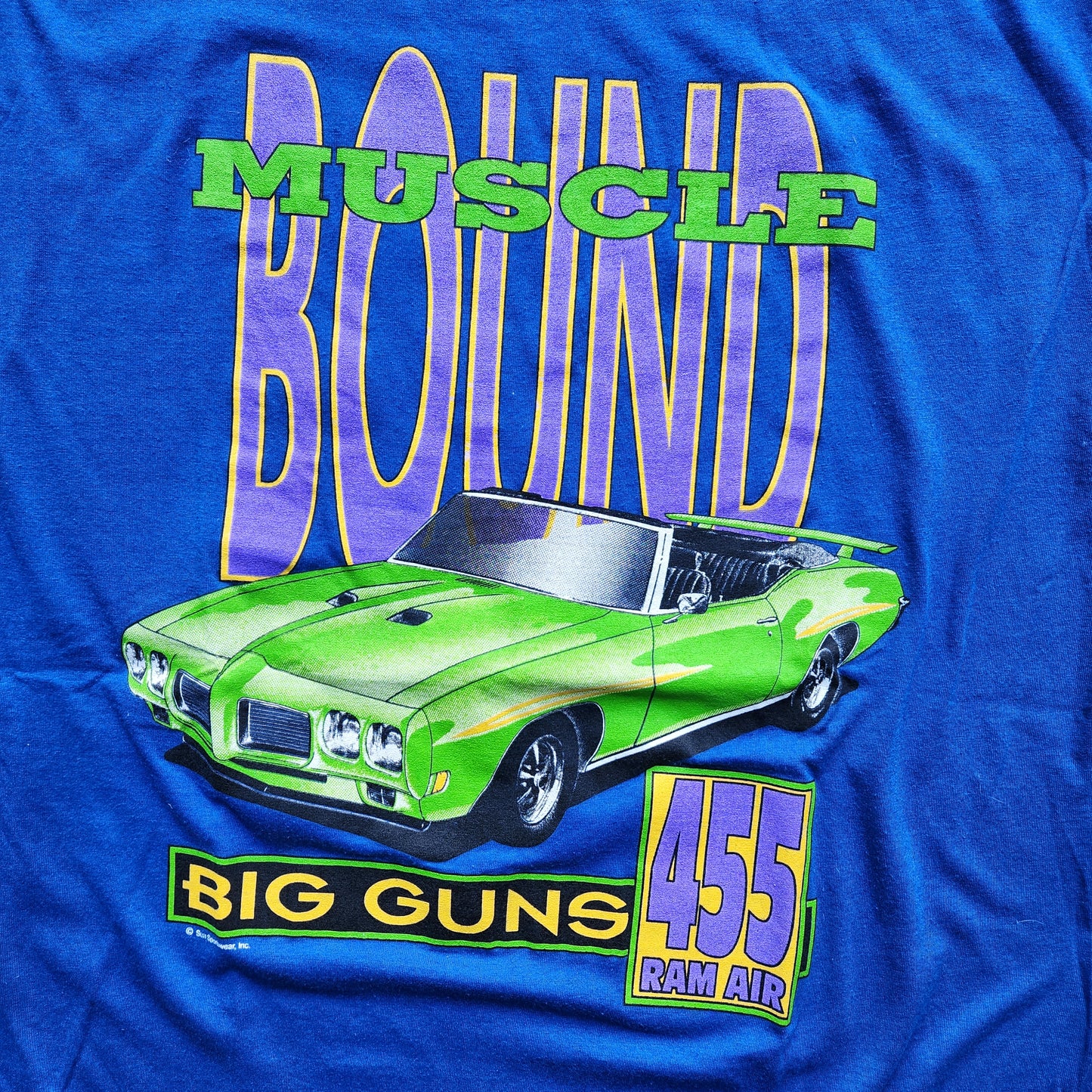 Vintage GTO Judge Muscle Bound 455 Ram Air XL Tee Car Shirt