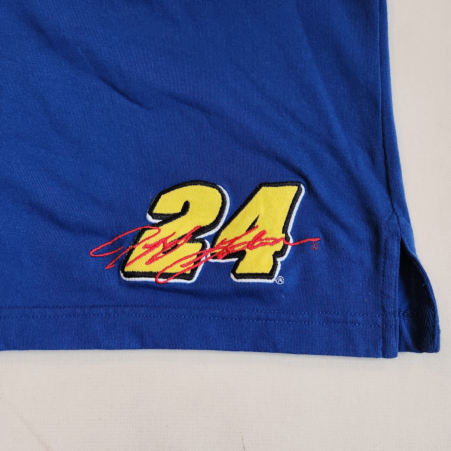 Vtg Nascar Jeff Gordon Dupont Racing Shirt Chase Color Block Tee