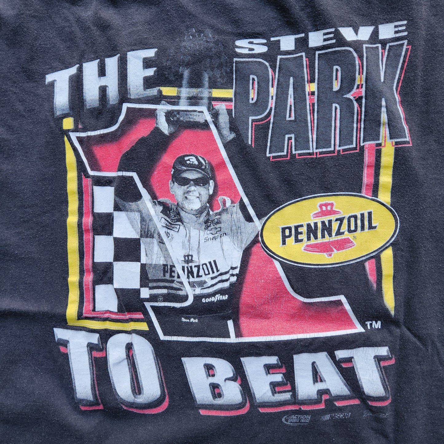 Steve Park Nascar Racing T Shirt Pennzoil Chevy Monte Carlo XL Tee