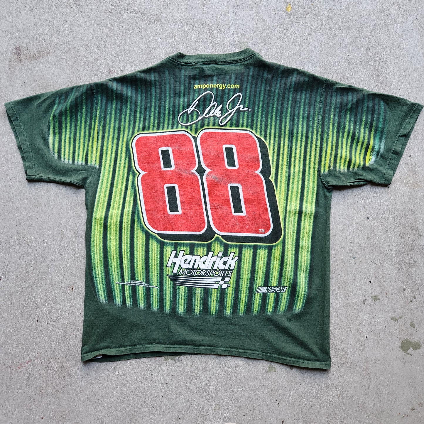 Dale Jr. Amp Energy Nascar Racing Shirt Mountain Dew 88 AOP Tee