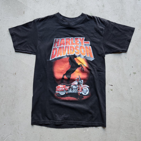 Vtg 2000 Harley Davidson Shirt Barrigada Guam Motorcycle Biker Horse USA Tee