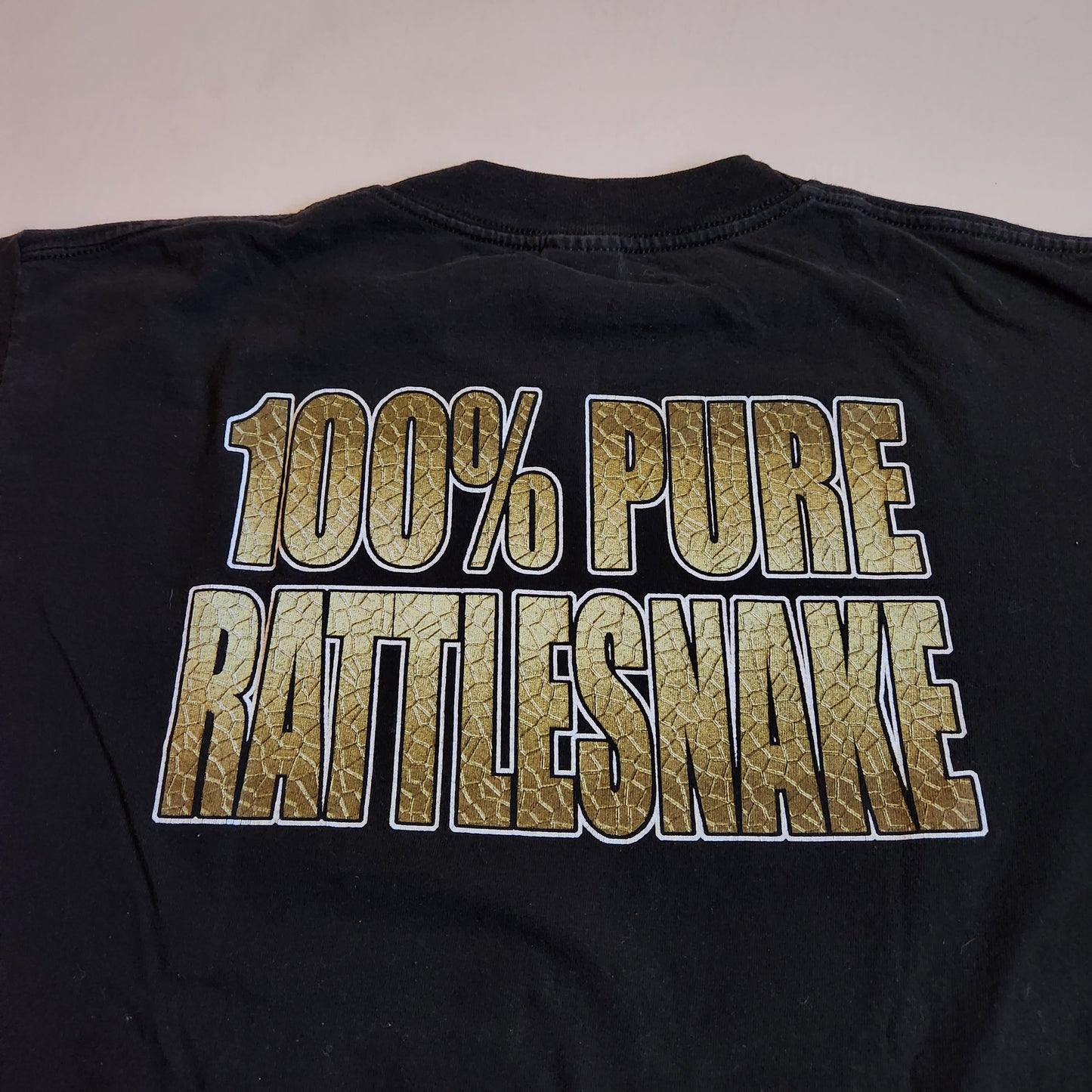 Vintage Stone Cold Steve Austin Rattlesnake T Shirt Large Wrestling Texas Tee