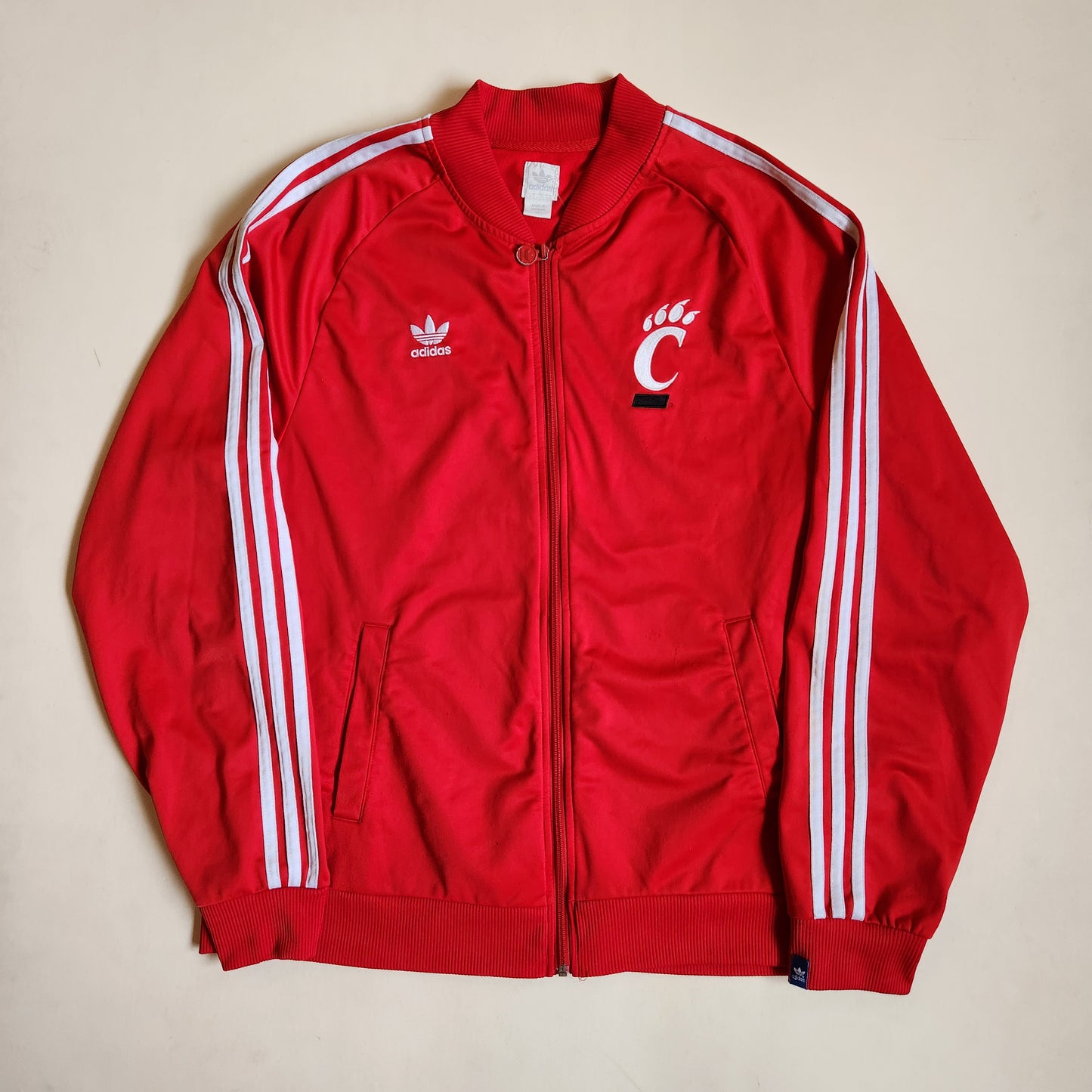 Cincinnati Bearcats Adidas Track Jacket Adult XL Red Top College