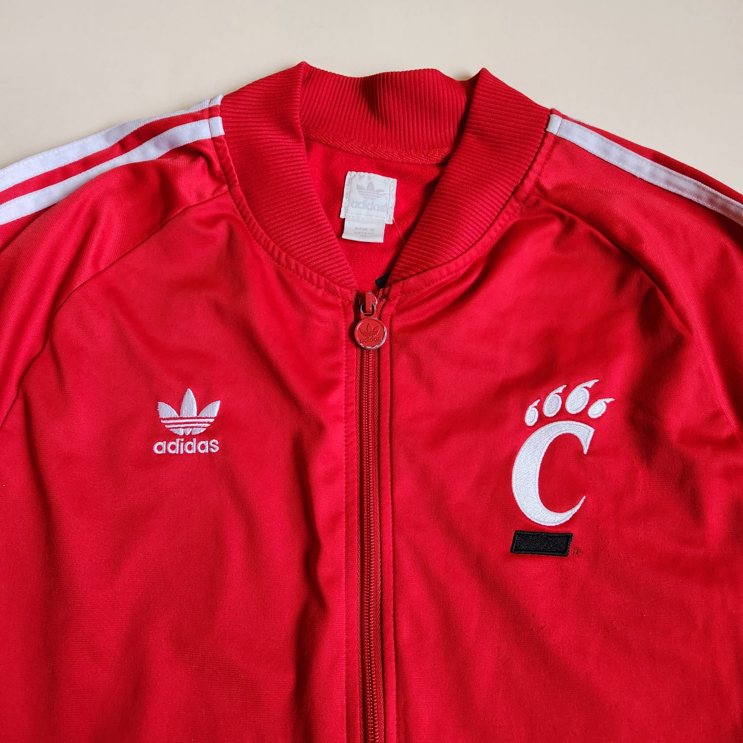 Cincinnati Bearcats Adidas Track Jacket Adult XL Red Top College