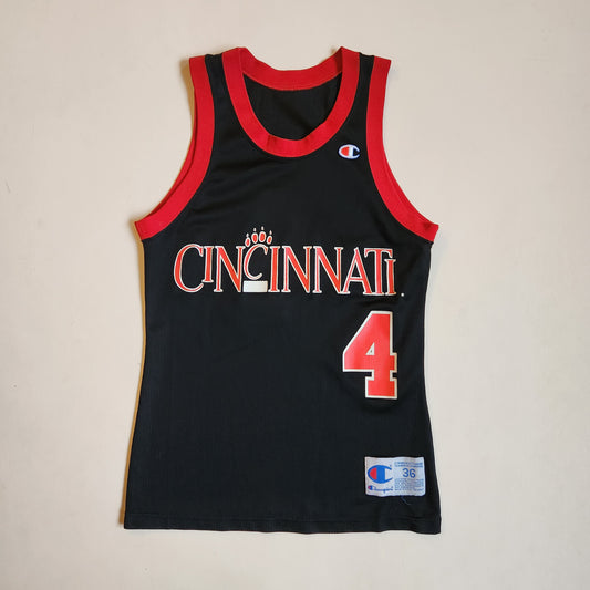 Vtg Cincinnati Bearcats Champion Jersey 36 Small 90s Basketball