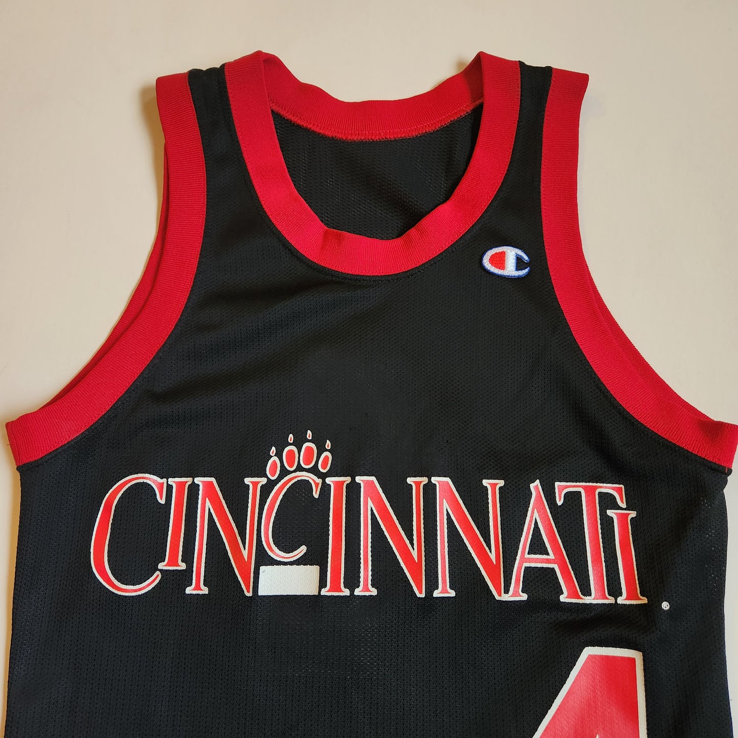 Vtg Cincinnati Bearcats Champion Jersey 36 Small 90s Basketball