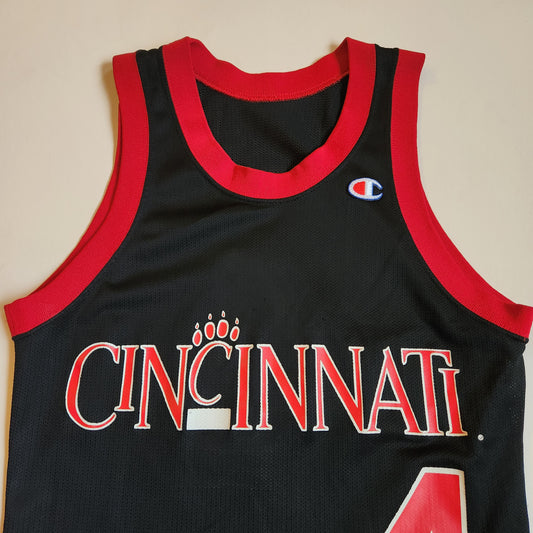 Vtg Cincinnati Bearcats Champion Jersey 36 Small 90s Basketball